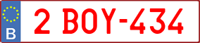 Truck License Plate